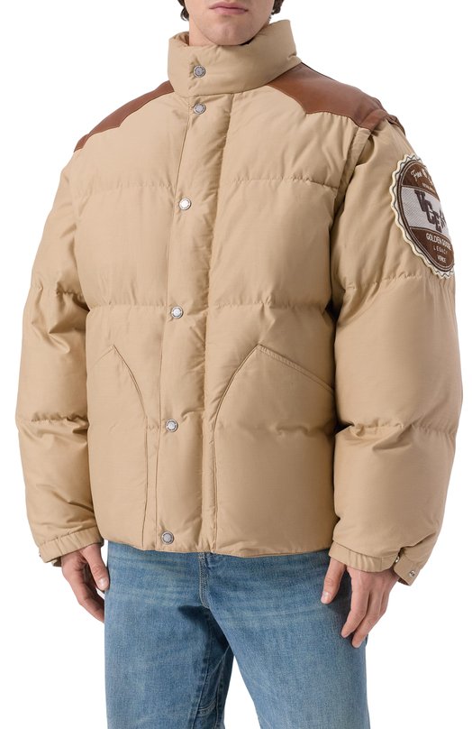 Пуховик Golden Goose Deluxe Brand GUP02346.P002092 Бежевый  GUP02346.P002092 Фото 3