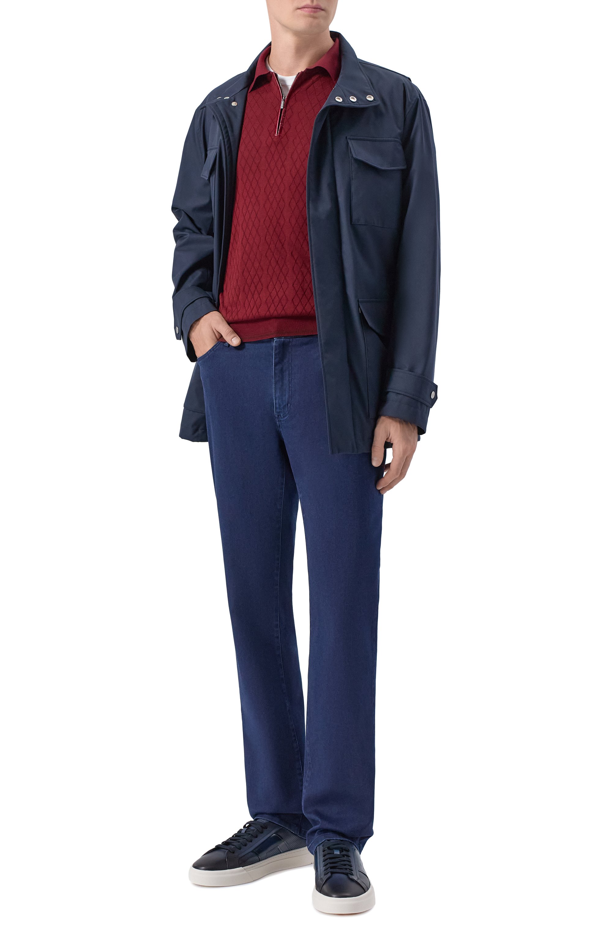 Джинсы regular ZILLI темно-синего цвета по цене 126500 руб., арт. J5T201M0441VZP000, фото 2 Джинсы regular ZILLI, арт. J5T201M0441VZP000, фото 2