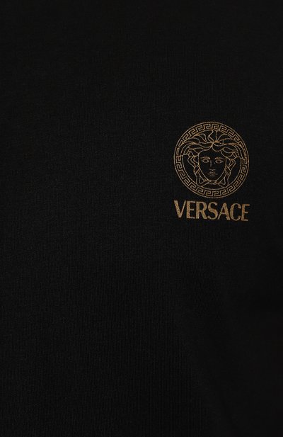 Хлопковая футболка VERSACE, арт. AUU01005/1A10011, фото 5