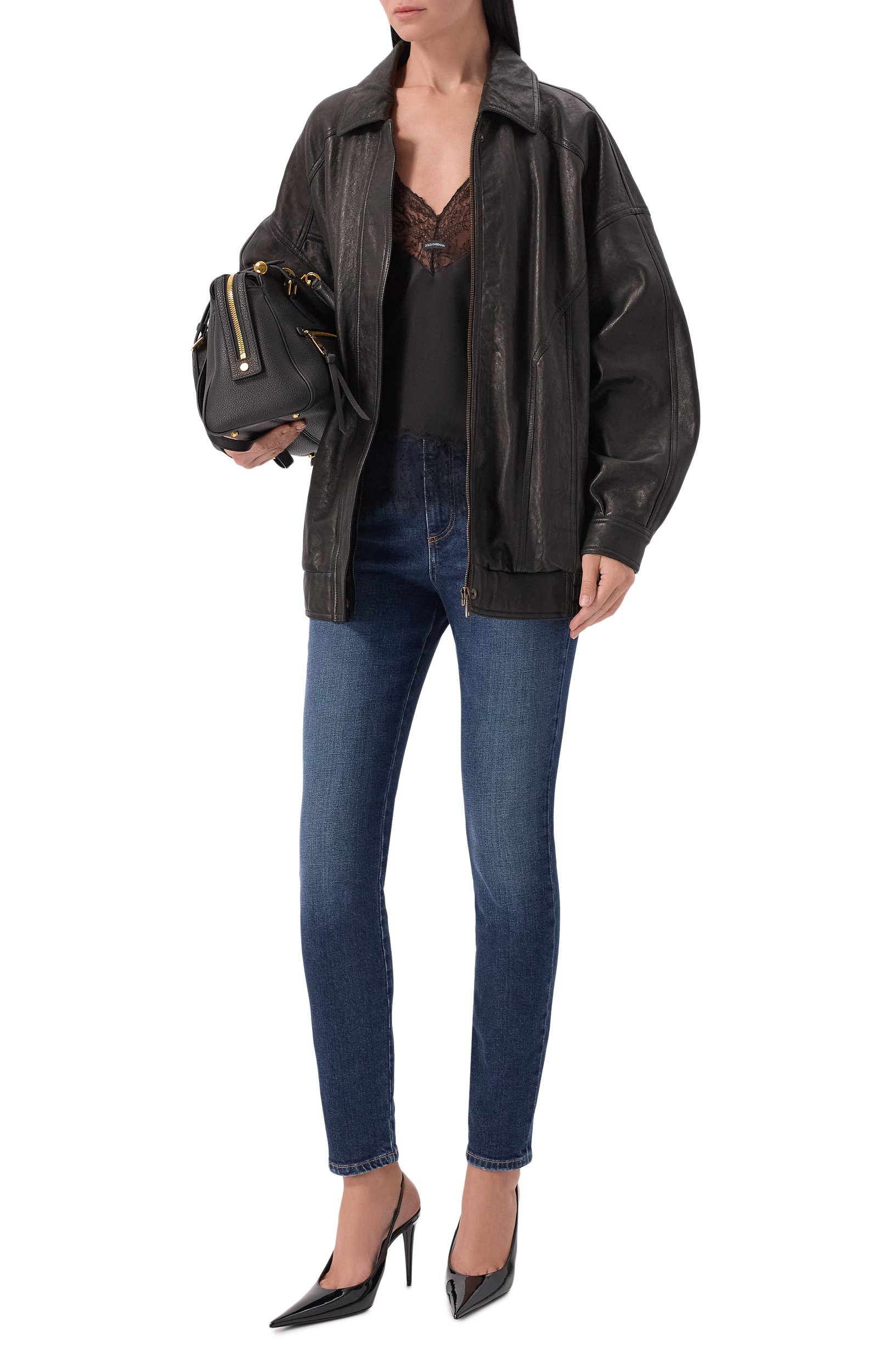 Джинсы DOLCE & GABBANA синего цвета по цене 85800 руб., арт. FTDN0D/G8PT6, фото 2 Джинсы DOLCE & GABBANA, арт. FTDN0D/G8PT6, фото 2