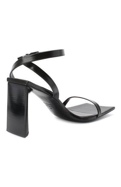 Кожаные босоножки moon BALENCIAGA черного цвета по цене 68700 руб., арт. 615766/WA760, фото 4 Кожаные босоножки moon BALENCIAGA, арт. 615766/WA760, фото 4