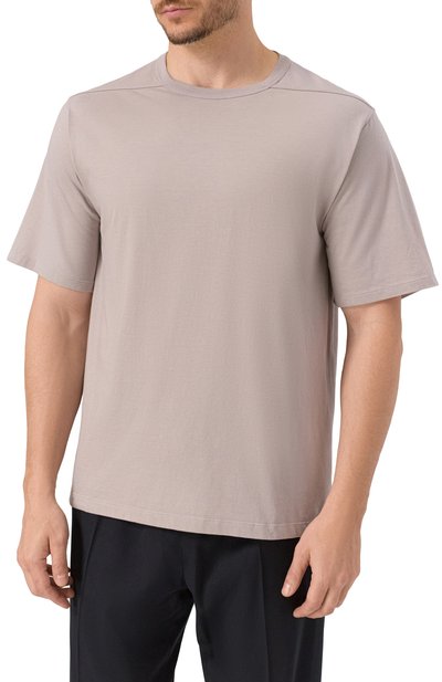 Хлопковая футболка RICK OWENS, арт. RU02E1232/JA, фото 3