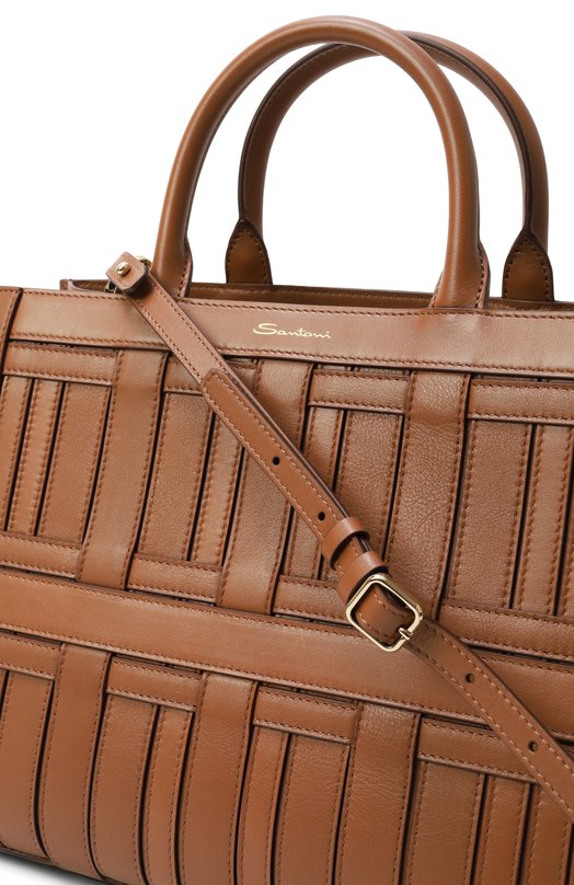 Сумка-тоут Santoni DIBBA2462CG-HNACC39 Коричневый  DIBBA2462CG-HNACC39 Фото 3