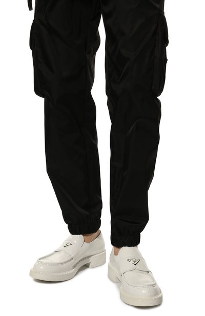 Кожаные лоферы PRADA, арт. 2DE127-055-F0009, фото 3