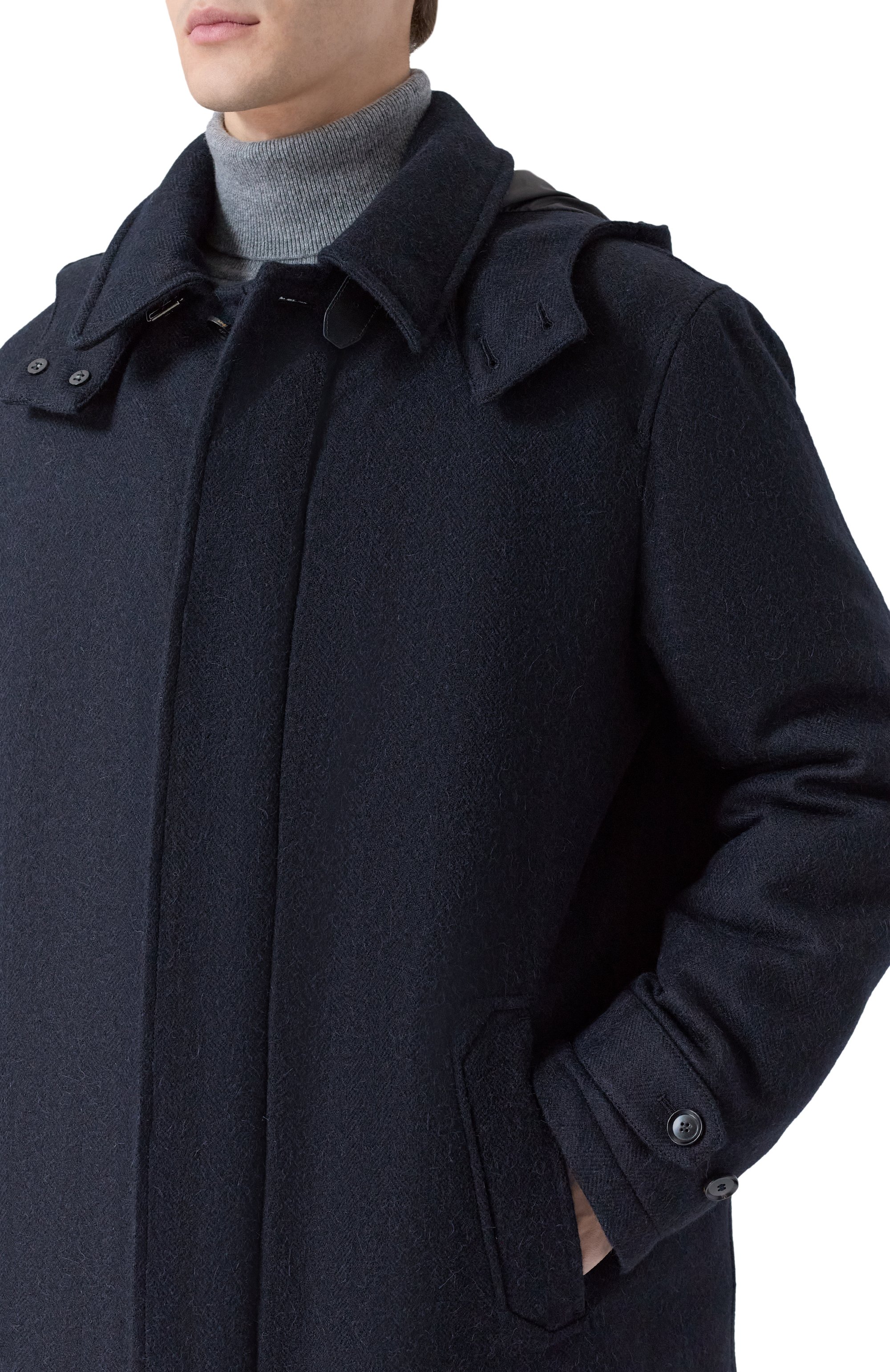 Шерстяное пальто BRIONI, арт. SHNZ0L/0D302, фото 5