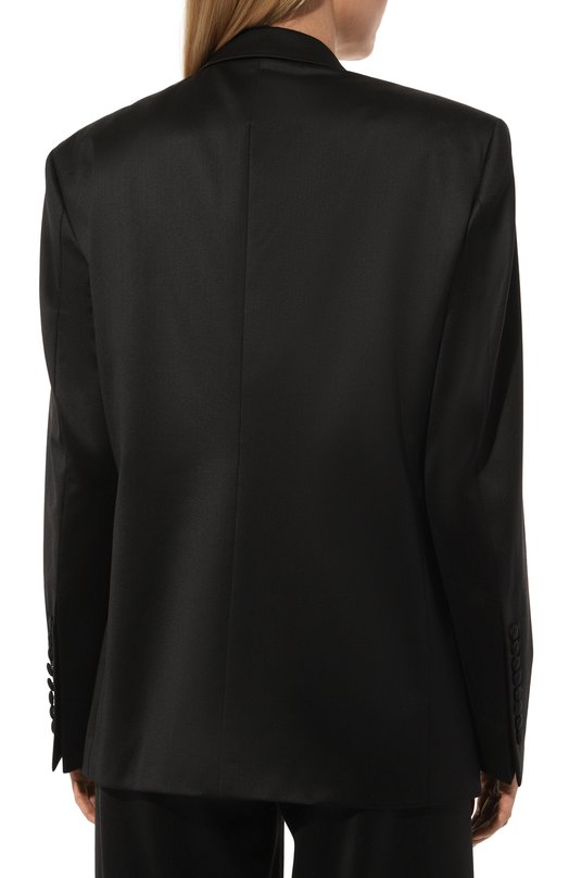 Шерстяной жакет Jacob Lee WWB11723B Чёрный  WWB11723B Фото 4