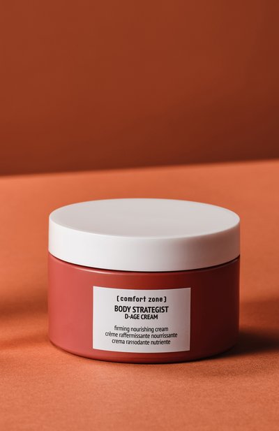 Укрепляющий крем для тела d-age body strategist (180ml) COMFORT ZONE бесцветного цвета по цене 10530 руб., арт. 11981, фото 4 Укрепляющий крем для тела d-age body strategist (180ml) COMFORT ZONE, арт. 11981, фото 4