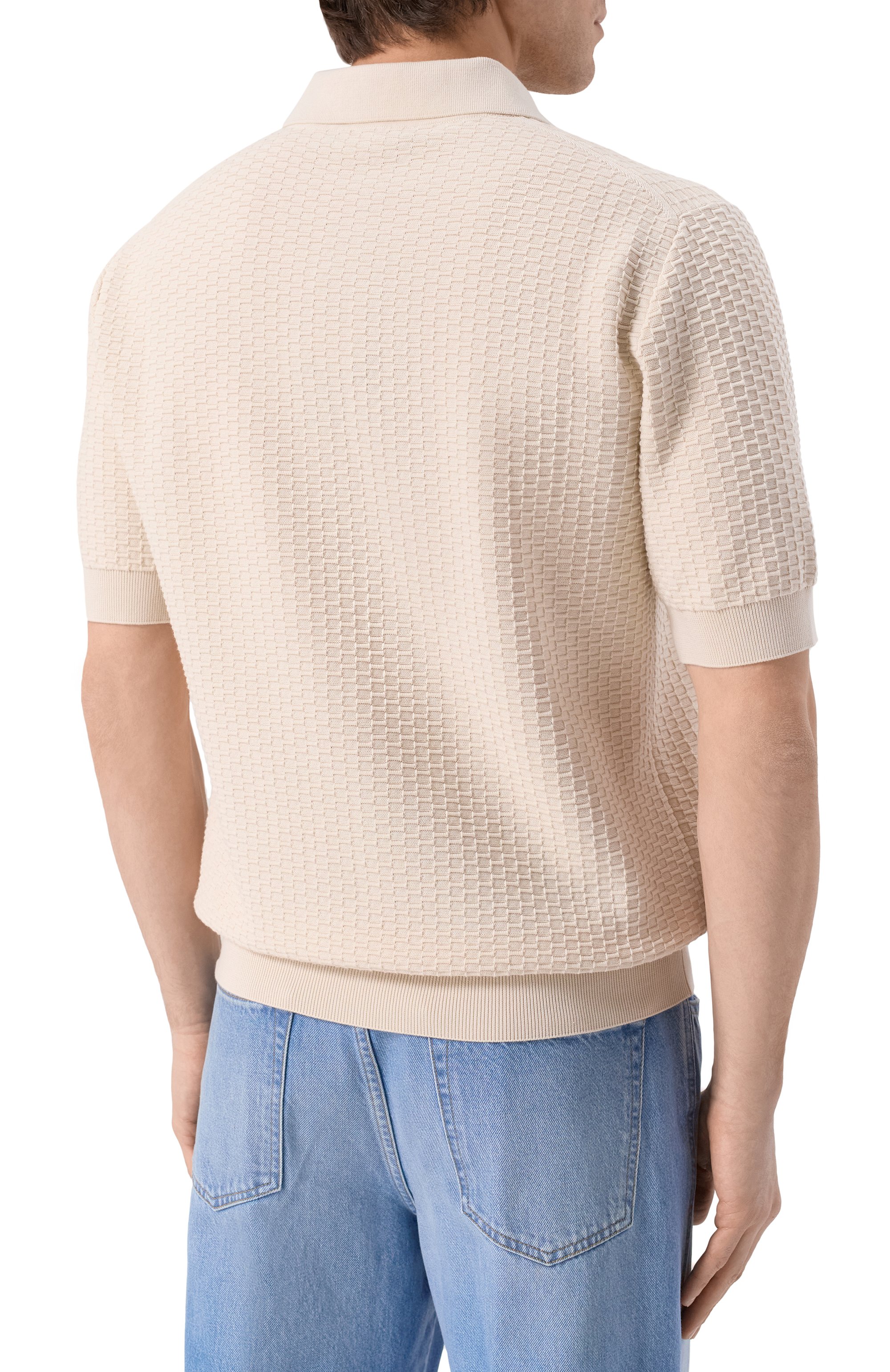 Хлопковое поло DOLCE & GABBANA, арт. GXZ02Z/JBCFB, фото 4