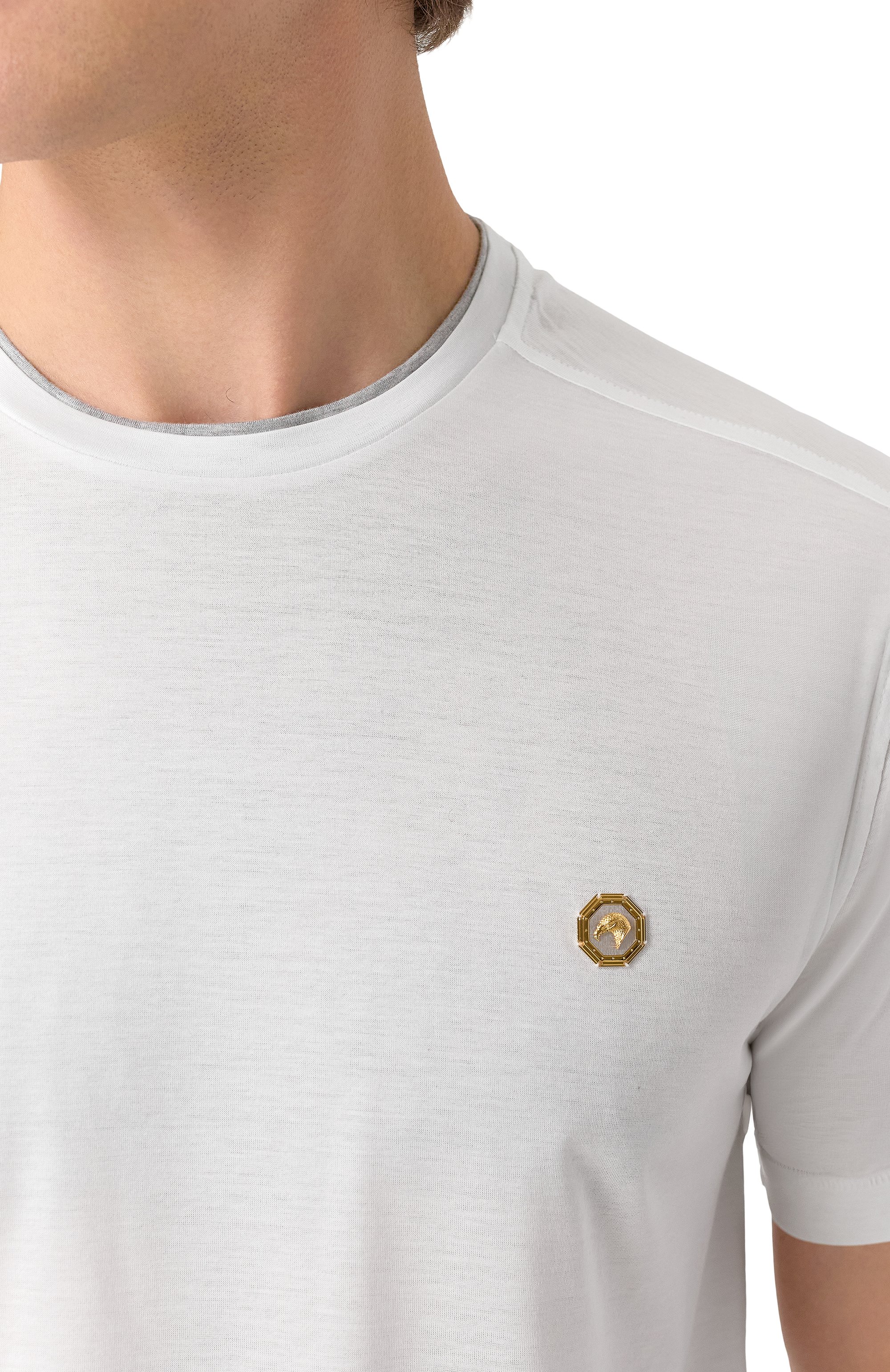 Хлопковая футболка STEFANO RICCI, арт. MNH5304510/TE0001, фото 5