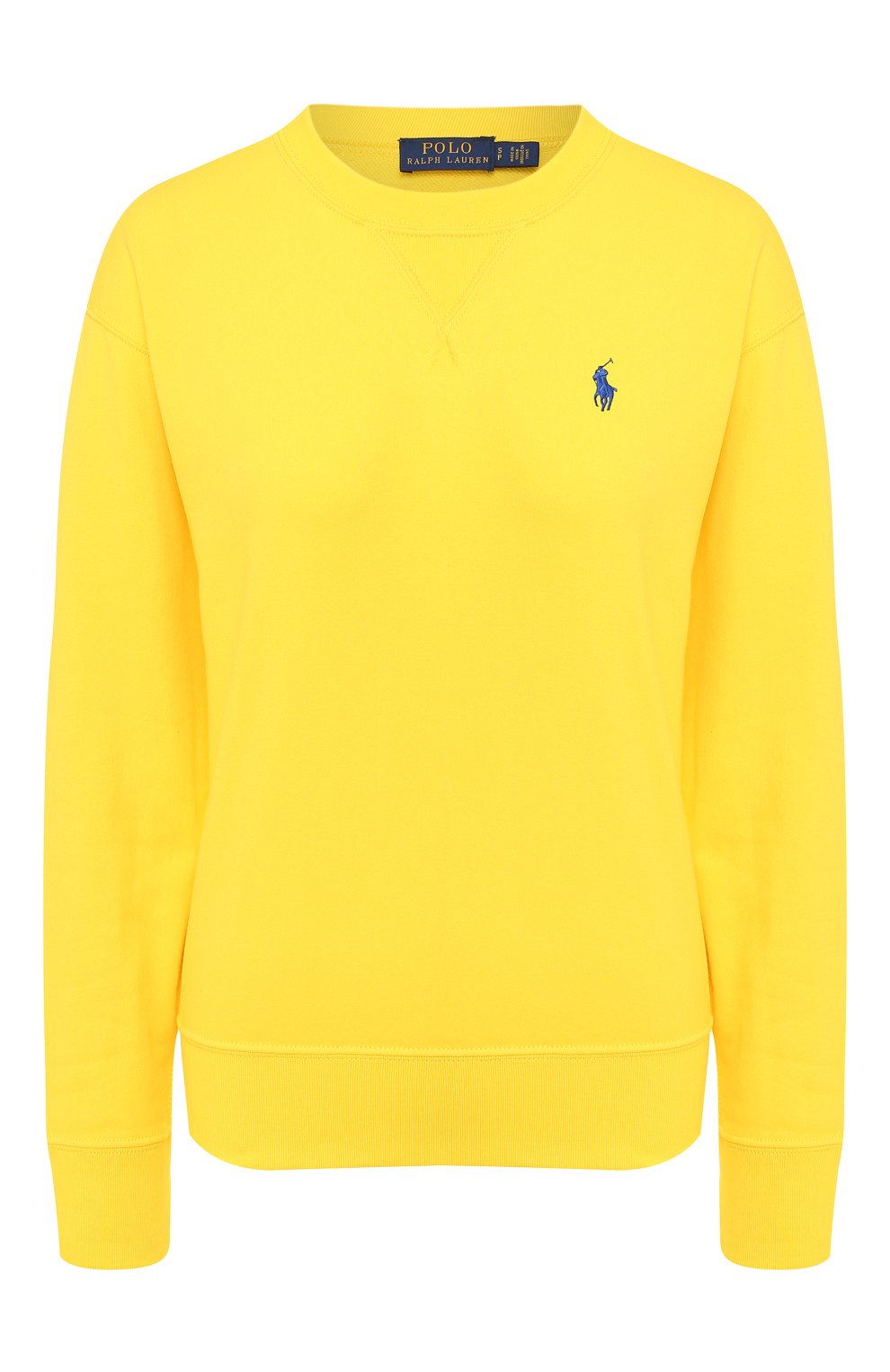 Хлопковый свитшот POLO RALPH LAUREN желтого цвета по цене 15750 руб., арт. 211780304, фото 1 Хлопковый свитшот POLO RALPH LAUREN, арт. 211780304, фото 1