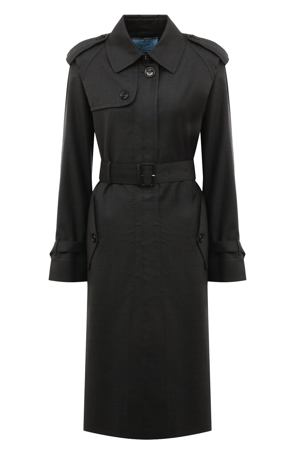 Шерстяной тренч PRADA, арт. P617PH-11BA-F0308-221, фото 1