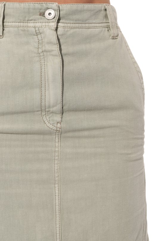 Джинсовая юбка Brunello Cucinelli ML996B1308 Зелёный  ML996B1308 Фото 5