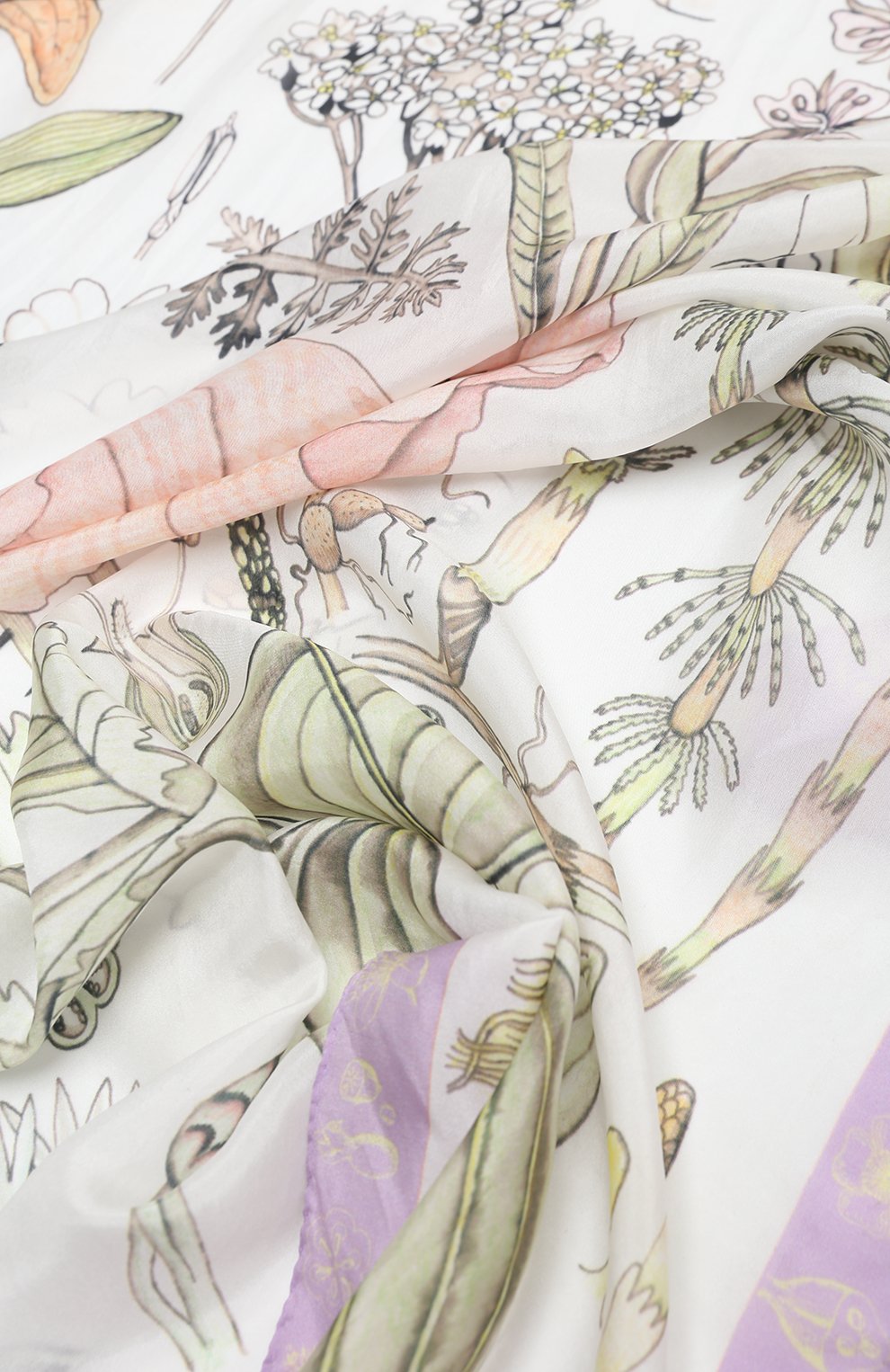 Шелковый платок гербарий GOURJI, арт. T21GERB7LR, фото 3