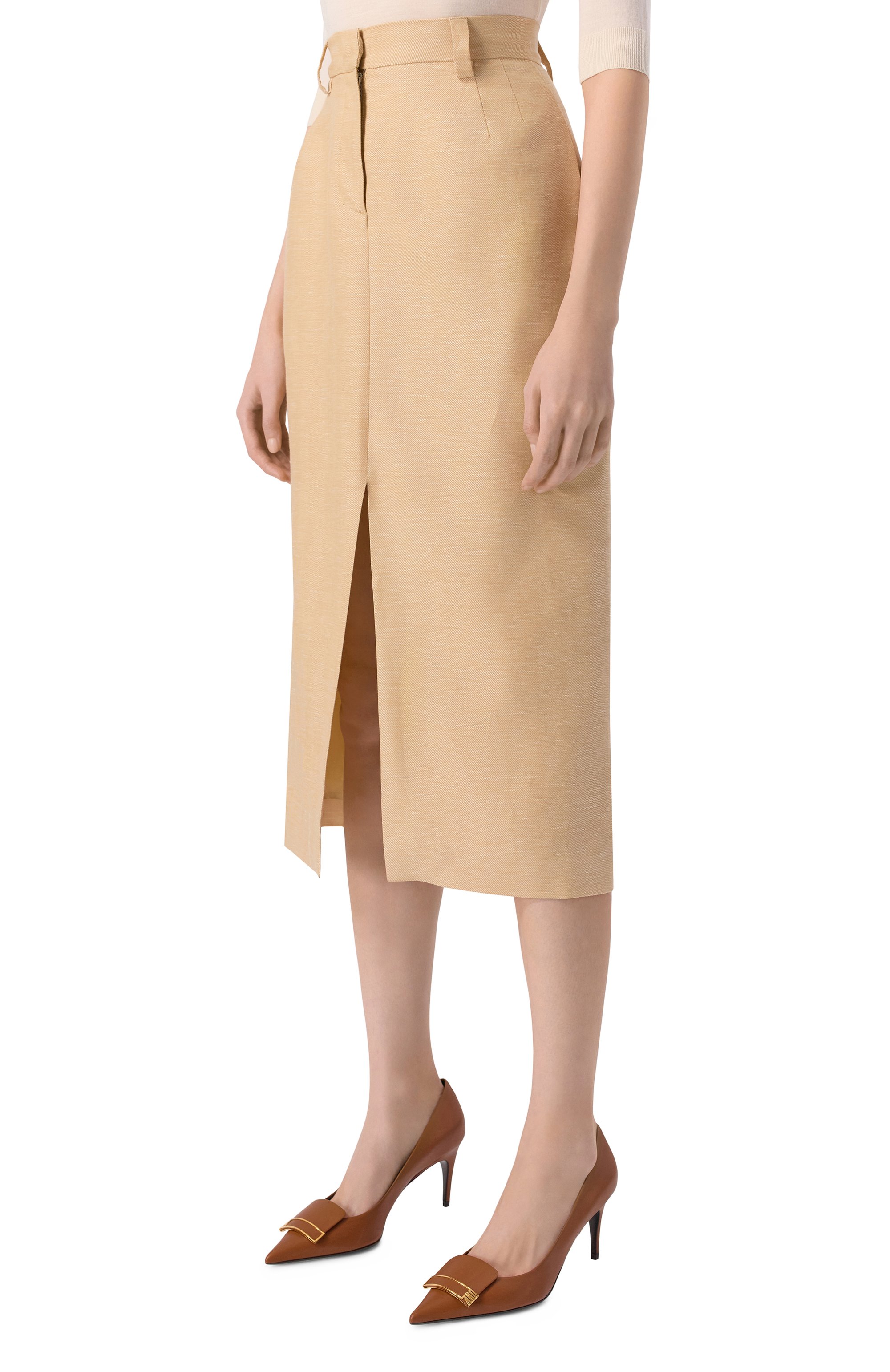 Юбка из кашемира и льна COLOMBO, арт. GN00161/77528-U, фото 3