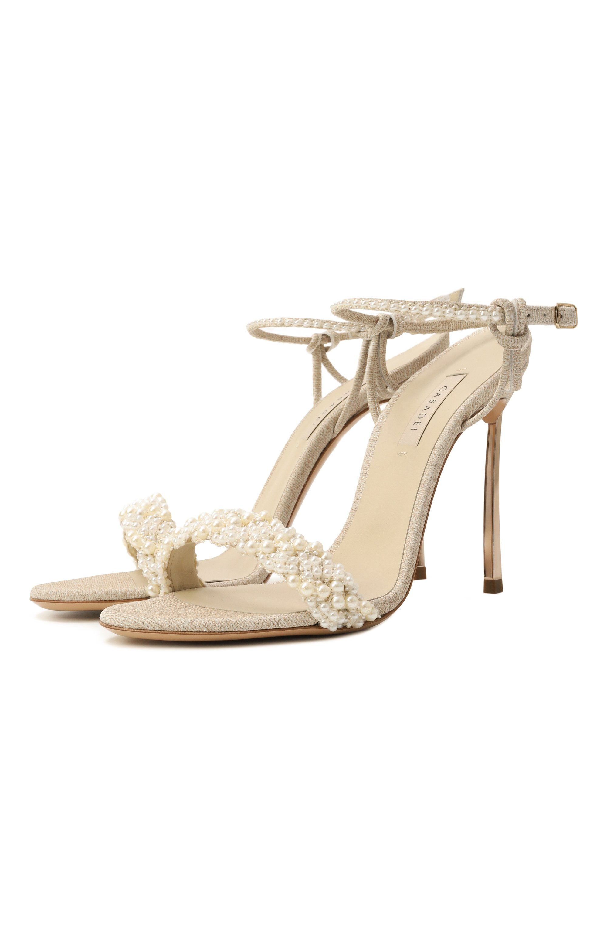 Кожаные босоножки pearlsway blade100 CASADEI, арт. 1L376J100M/C2785, фото 1