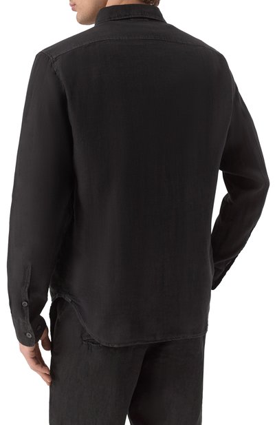 Льняная рубашка C.P. COMPANY, арт. 18CMSH250A005415G, фото 4