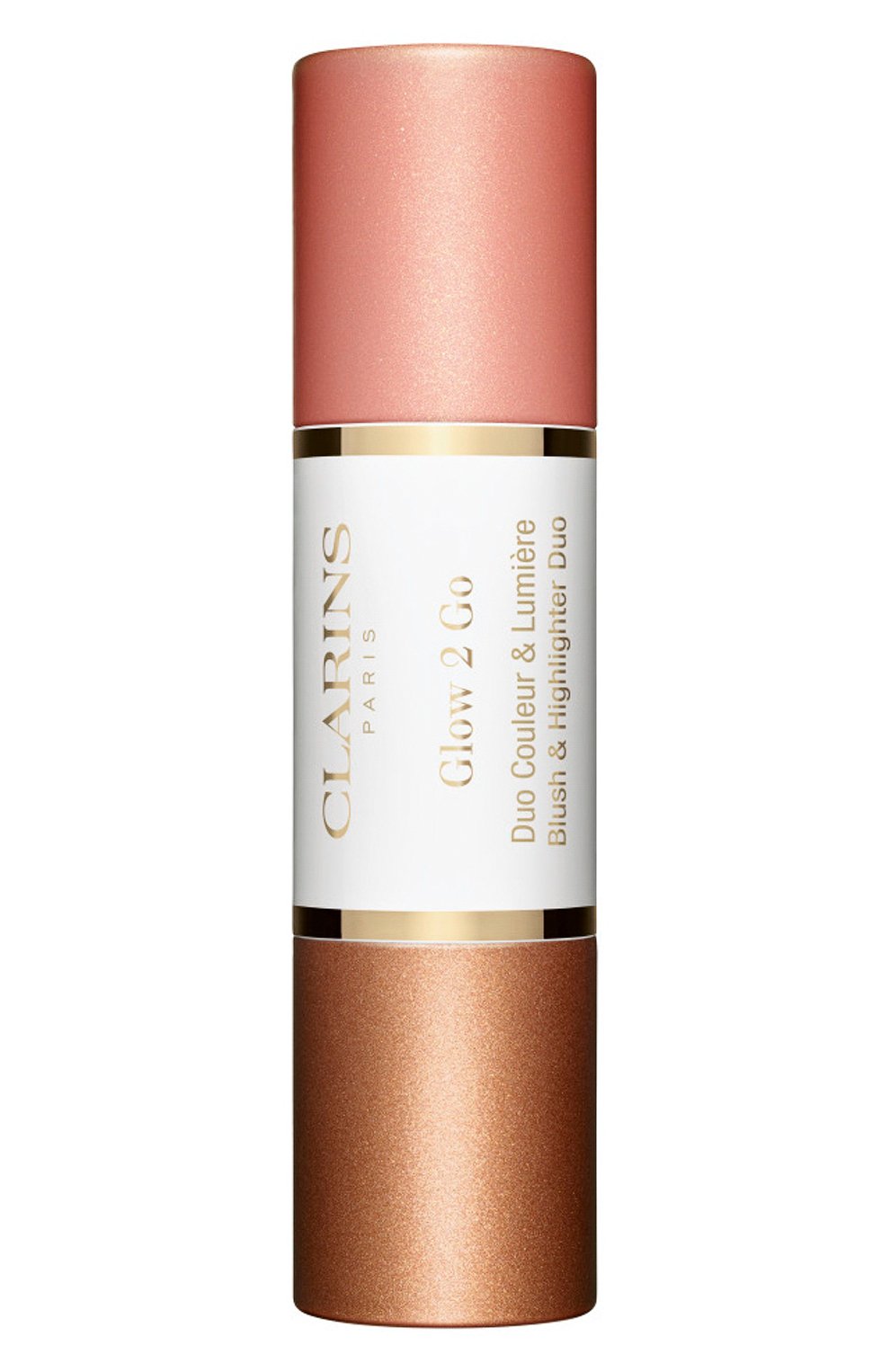 Румяна и хайлайтер в двустороннем стике glow 2 go, 02 CLARINS, арт. 80045059, фото 1