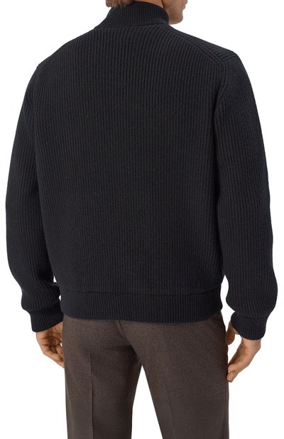 Кашемировый кардиган MVST черного цвета по цене 329500 руб., арт. TXTRECK-ES3625-11/TR-ES3625-1, фото 4 Кашемировый кардиган MVST, арт. TXTRECK-ES3625-11/TR-ES3625-1, фото 4