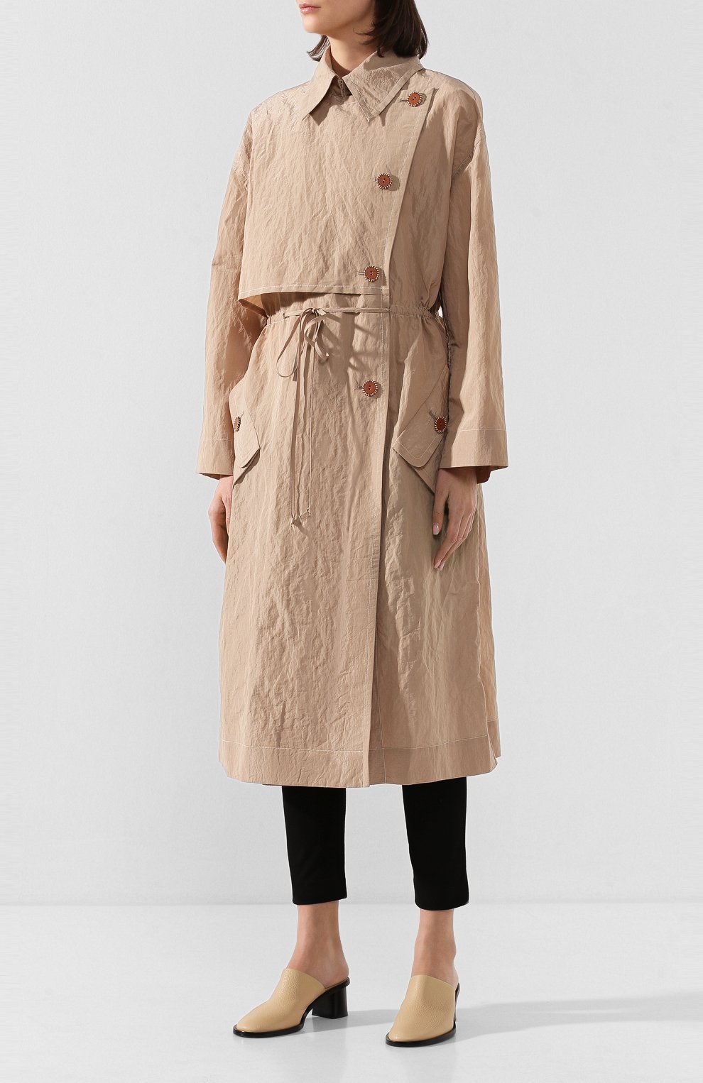 Хлопковый тренч ACNE STUDIOS, арт. A90229/W, фото 3