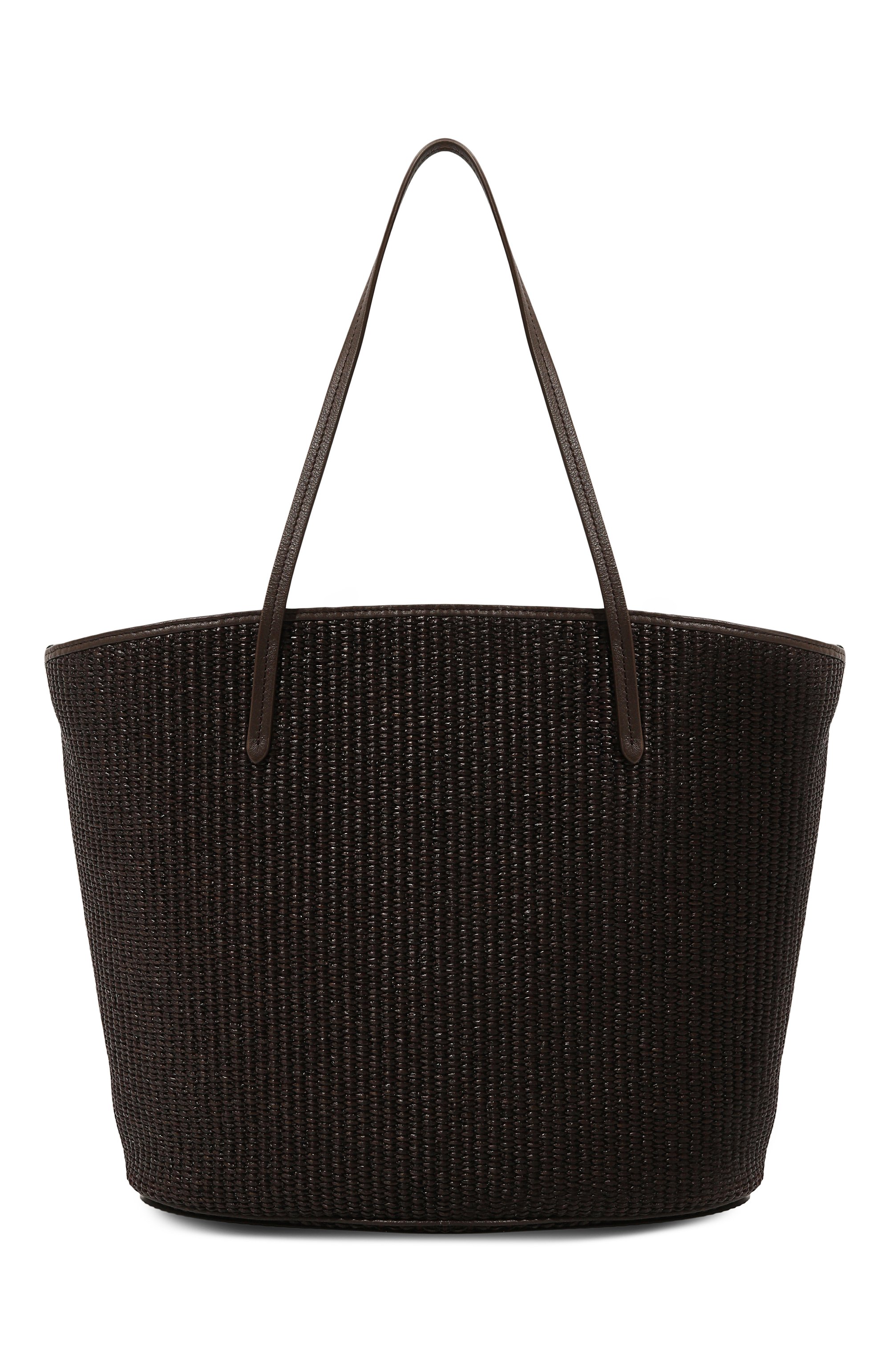 Сумка-тоут BRUNELLO CUCINELLI темно-коричневого цвета по цене 237000 руб., арт. MB39D2575, фото 6 Сумка-тоут BRUNELLO CUCINELLI, арт. MB39D2575, фото 6