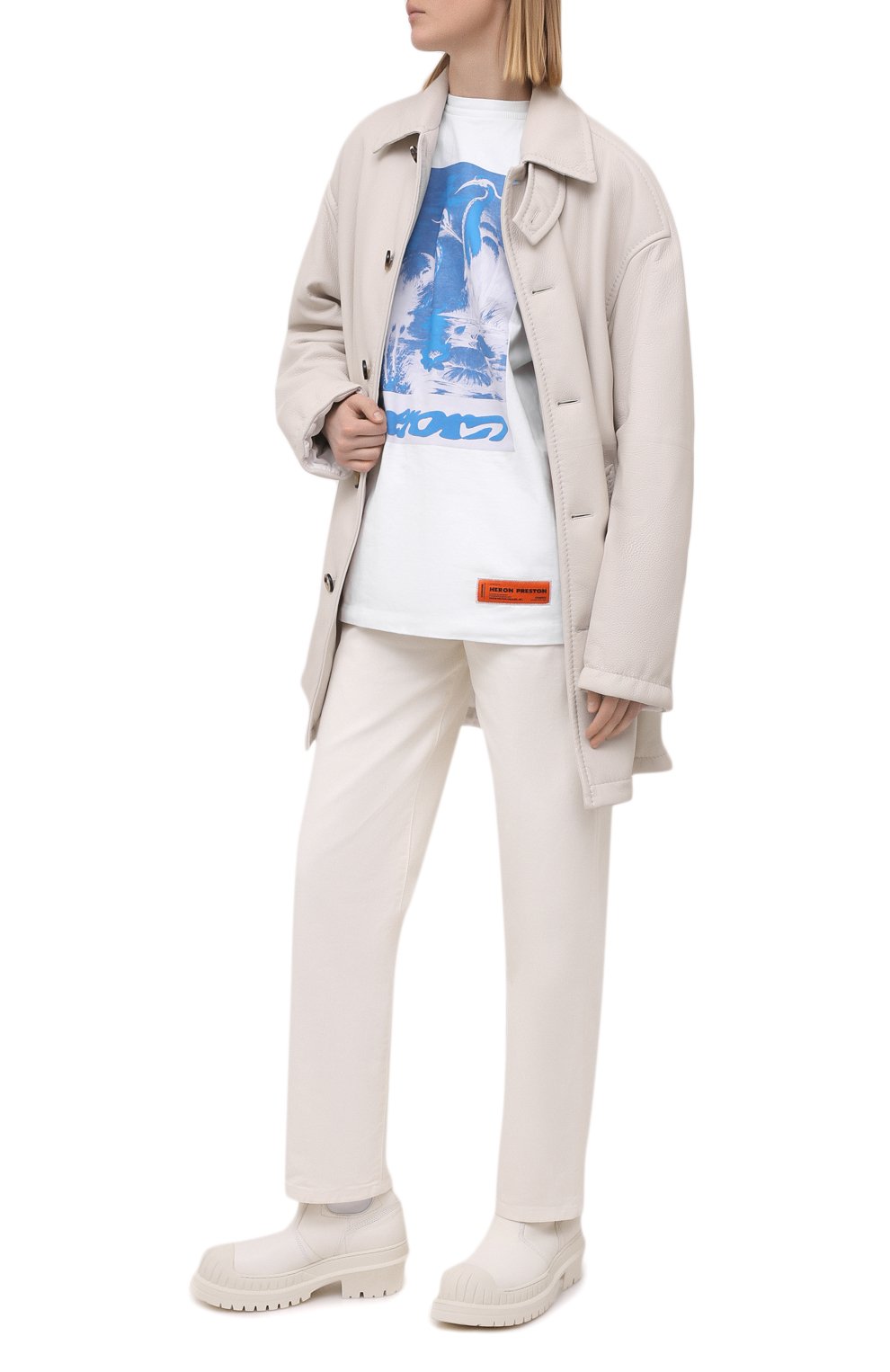 Джинсы MSGM белого цвета по цене 26900 руб., арт. 3041MDP48T 217279, фото 2 Джинсы MSGM, арт. 3041MDP48T 217279, фото 2