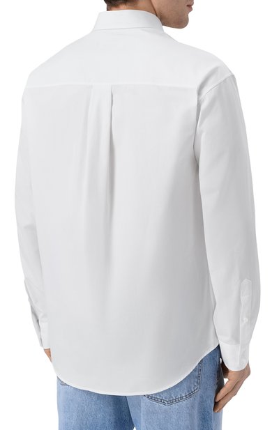 Хлопковая рубашка DSQUARED2 белого цвета по цене 59350 руб., арт. S74DM1017/S36275, фото 4 Хлопковая рубашка DSQUARED2, арт. S74DM1017/S36275, фото 4