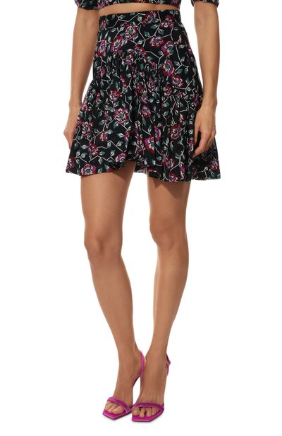 Хлопковая юбка ISABEL MARANT ETOILE, арт. JU1387-22P032E/SAUREENA, фото 3