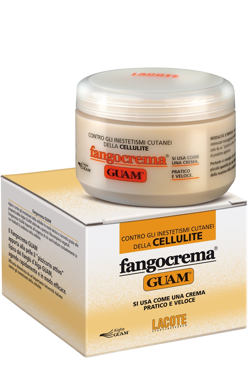 Крем антицеллюлитный на основе грязи fangocrema (300ml) GUAM, арт. 8025021810416, фото 1