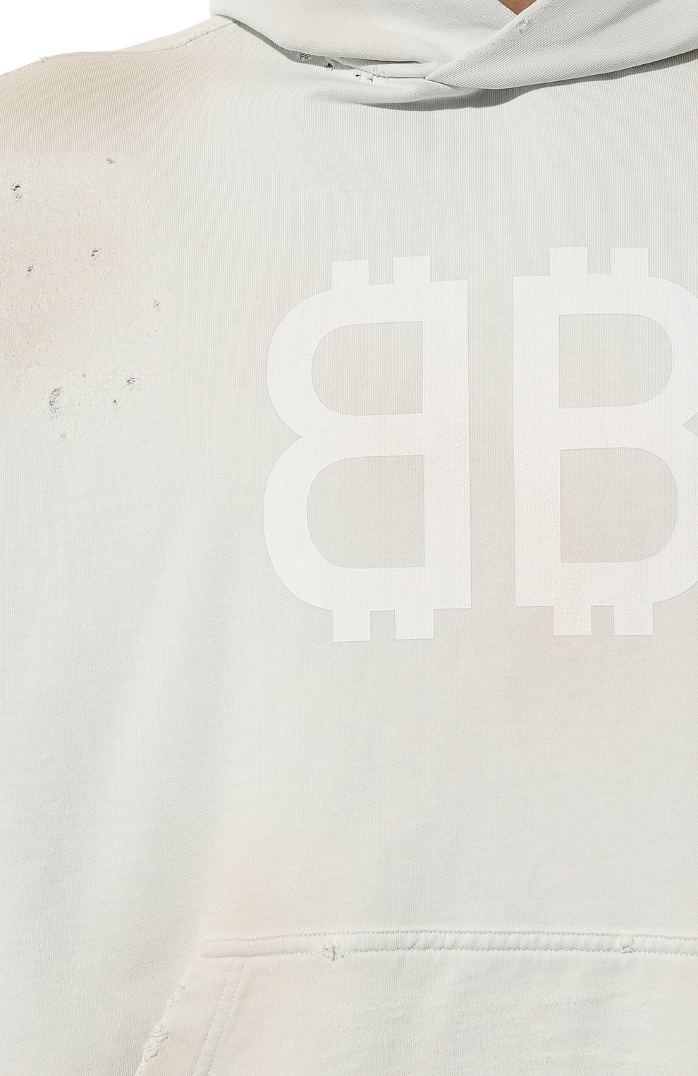 Хлопковое худи BALENCIAGA, арт. 742603/T0VU7, фото 5