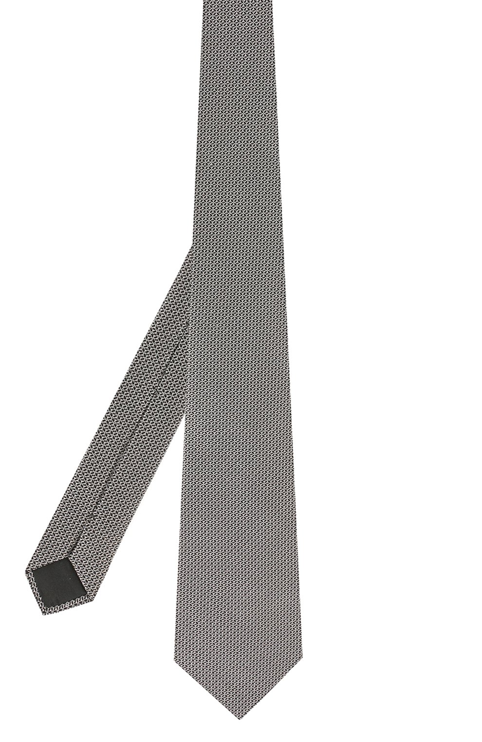 Шелковый галстук LANVIN серого цвета по цене 12600 руб., арт. 2506/TIE, фото 2 Шелковый галстук LANVIN, арт. 2506/TIE, фото 2