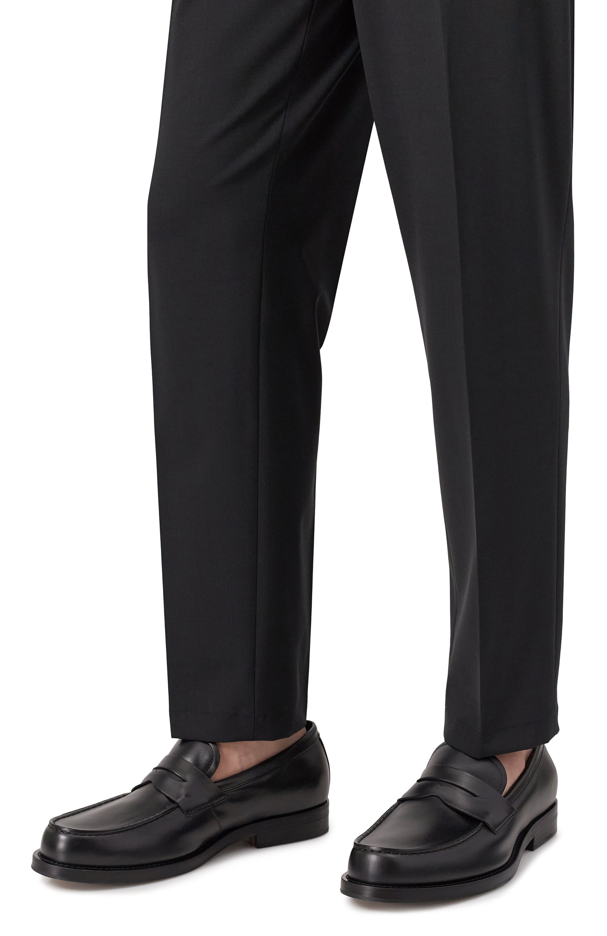 Кожаные пенни-лоферы dressletic BOSS, арт. 50536695, фото 3