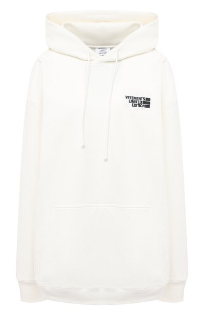 Женский хлопковое худи VETEMENTS, арт. UE51TR730W 1604/W