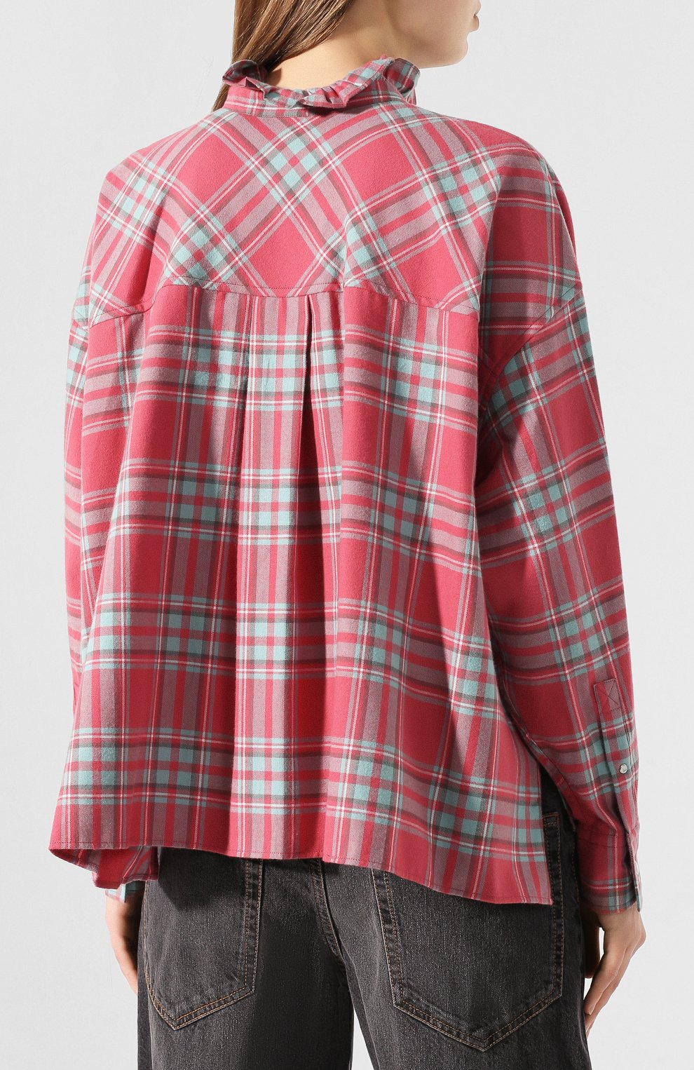 Хлопковая рубашка ISABEL MARANT ETOILE, арт. CH0544-20P064E/ILARIA, фото 4