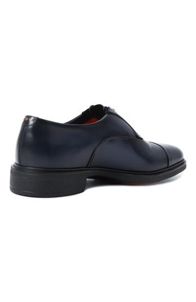 Кожаные оксфорды easy SANTONI темно-синего цвета по цене 77100 руб., арт. MGEG18957NEAXNTG, фото 5 Кожаные оксфорды easy SANTONI, арт. MGEG18957NEAXNTG, фото 5
