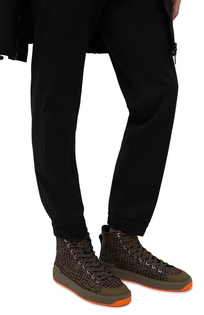 Текстильные кеды b-court BALMAIN, арт. XM1VG290/TCVM, фото 3