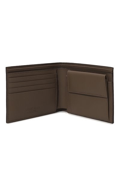 Кожаное портмоне GIORGIO ARMANI коричневого цвета по цене 48350 руб., арт. Y2R122/YS16E, фото 3 Кожаное портмоне GIORGIO ARMANI, арт. Y2R122/YS16E, фото 3