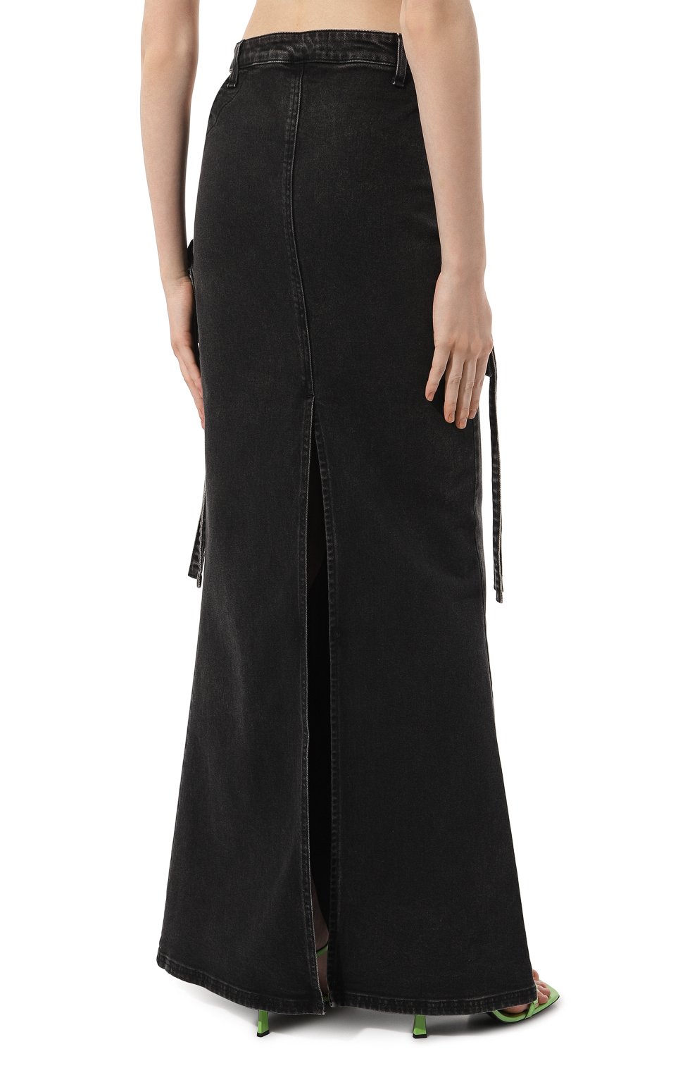 Джинсовая юбка ANDREADAMO темно-серого цвета по цене 62300 руб., арт. ADPS23SK14958274, фото 4 Джинсовая юбка ANDREADAMO, арт. ADPS23SK14958274, фото 4