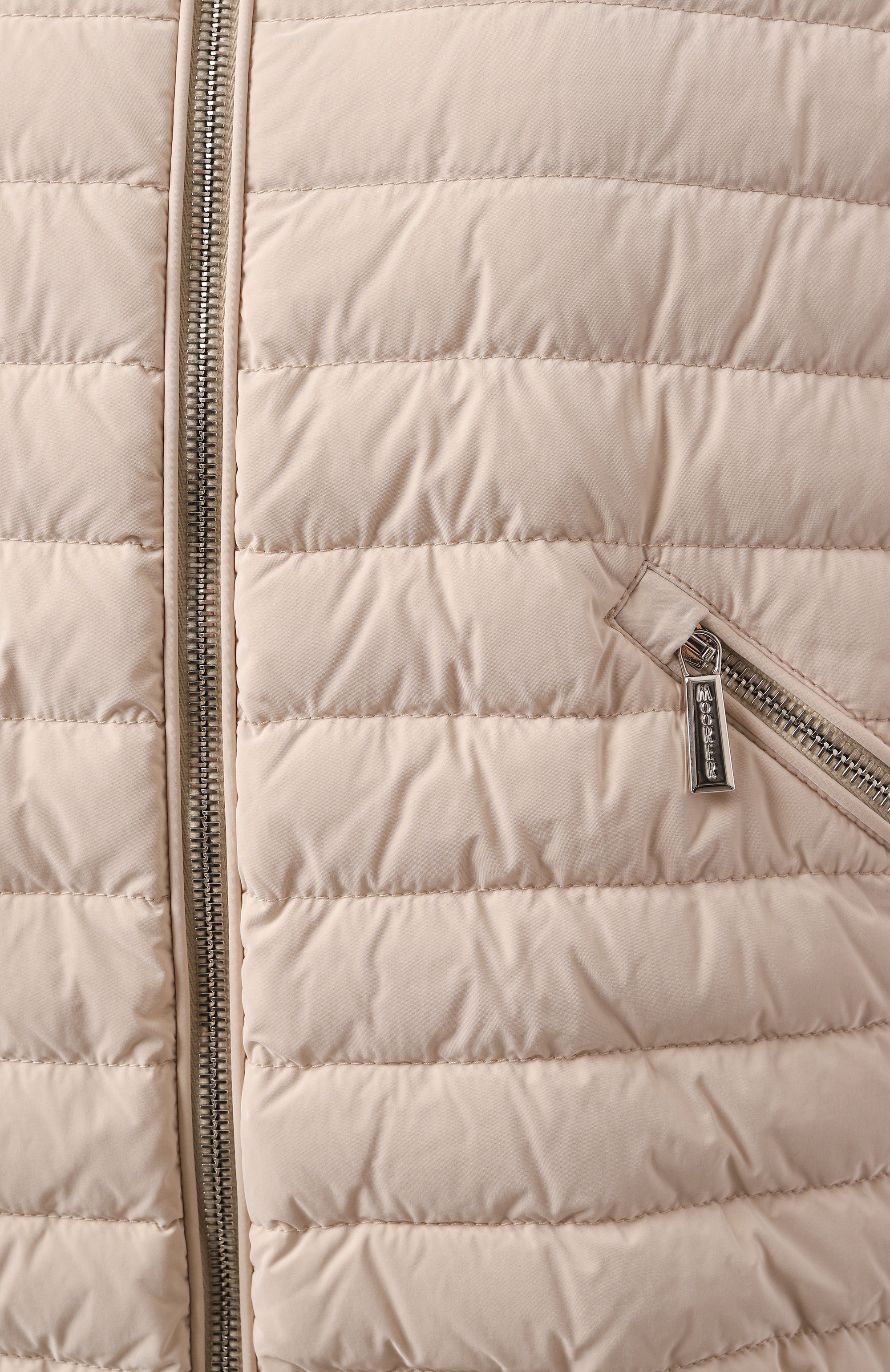 Бомбер MOORER кремового цвета по цене 143000 руб., арт. J0LANDA-0S, фото 6 Бомбер MOORER, арт. J0LANDA-0S, фото 6