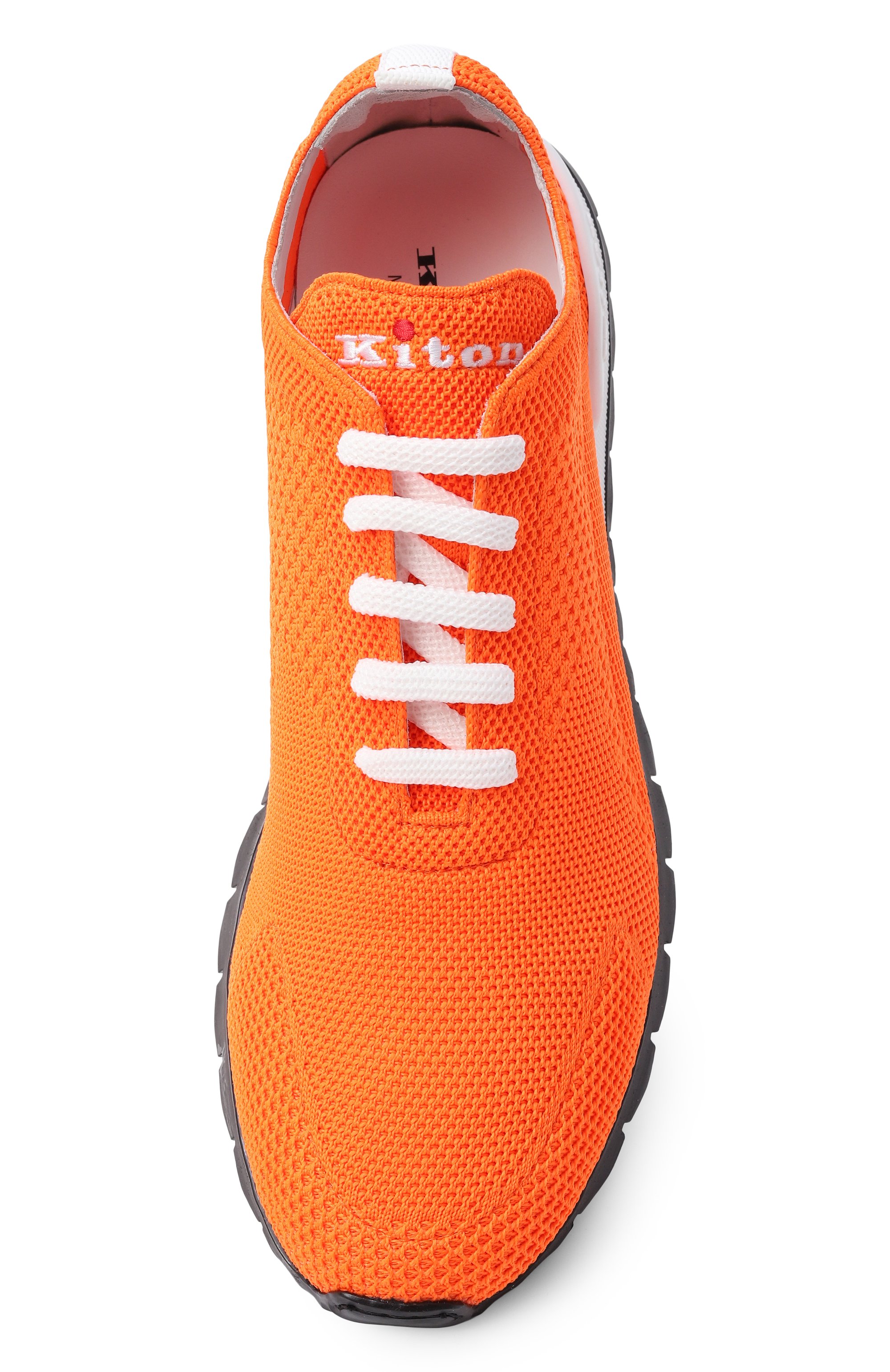 Текстильные кроссовки KITON оранжевого цвета по цене 83900 руб., арт. USSFITN0080974, фото 6 Текстильные кроссовки KITON, арт. USSFITN0080974, фото 6