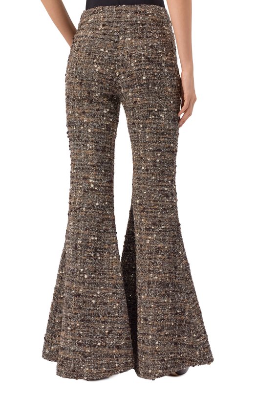 Шерстяные брюки Giambattista Valli 25FWSVCL3014/77GR0 Коричневый  25FWSVCL3014/77GR0 Фото 4