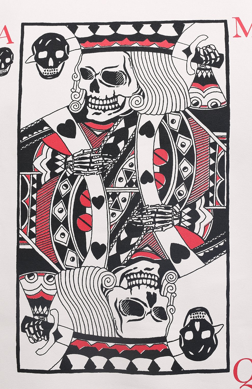 Хлопковая футболка ALEXANDER MCQUEEN, арт. 624179/QPZ64, фото 5