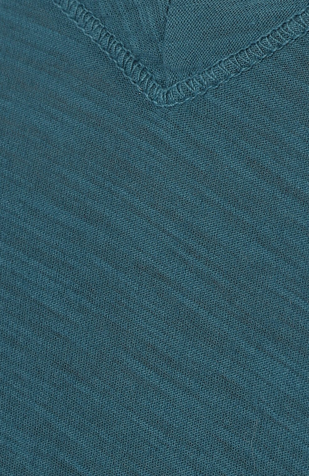 Хлопковая футболка JAMES PERSE бирюзового цвета по цене 17450 руб., арт. WUA3695/CER, фото 5 Хлопковая футболка JAMES PERSE, арт. WUA3695/CER, фото 5