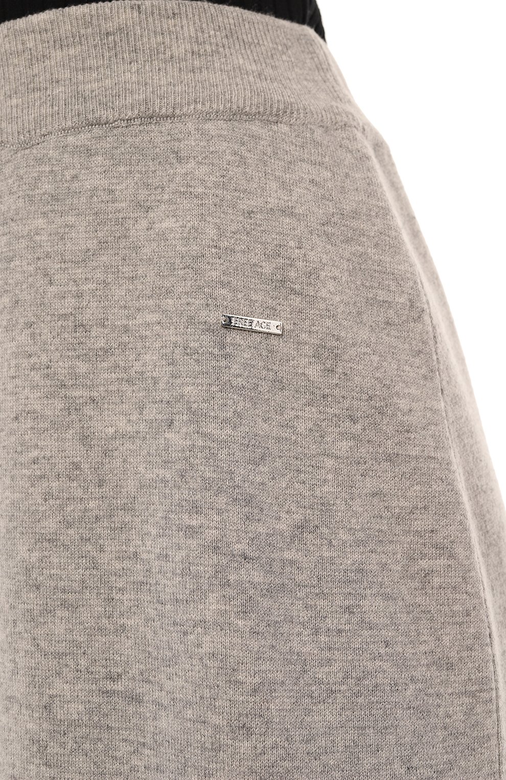 Кашемировая юбка FREEAGE серого цвета по цене 44800 руб., арт. FW 50016-MG, фото 5 Кашемировая юбка FREEAGE, арт. FW 50016-MG, фото 5