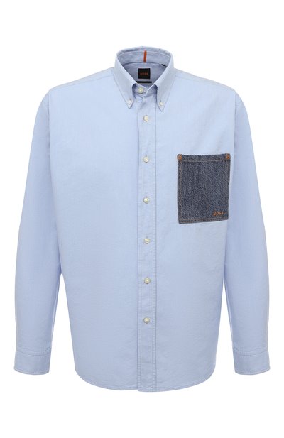 Хлопковая рубашка BOSS ORANGE, арт. 50489476, фото 1