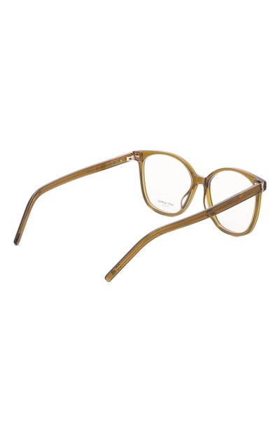 Оправа SAINT LAURENT хаки цвета по цене 32900 руб., арт. SL M162 005, фото 3 Оправа SAINT LAURENT, арт. SL M162 005, фото 3