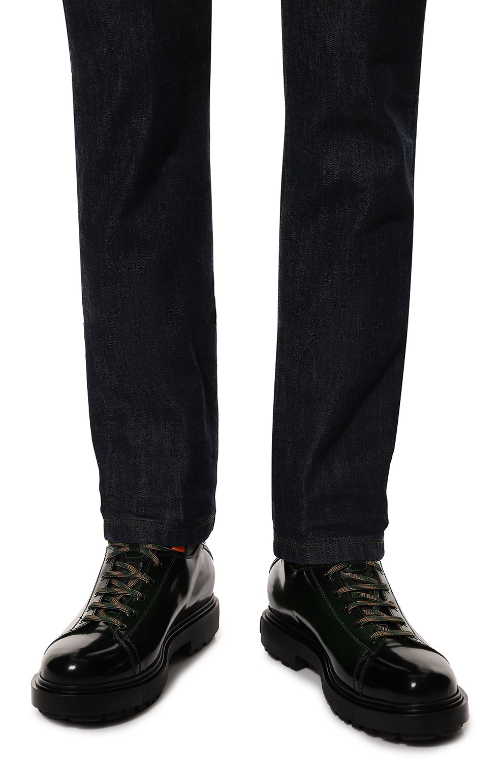 Кожаные ботинки SANTONI, арт. MGSG17966NERRHSNV29, фото 3