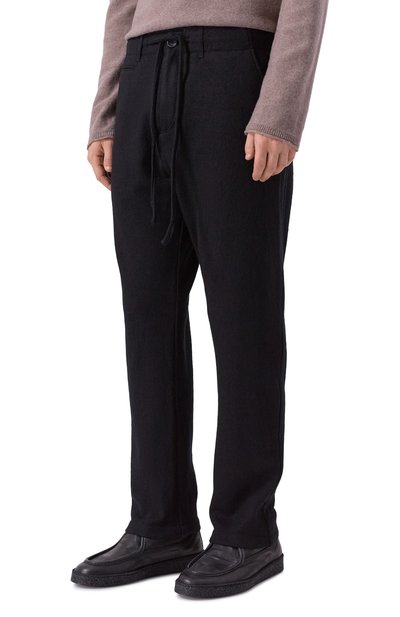 Шерстяные брюки HANNES ROETHER черного цвета по цене 57250 руб., арт. BAR21BE.PLUS.502, фото 3 Шерстяные брюки HANNES ROETHER, арт. BAR21BE.PLUS.502, фото 3