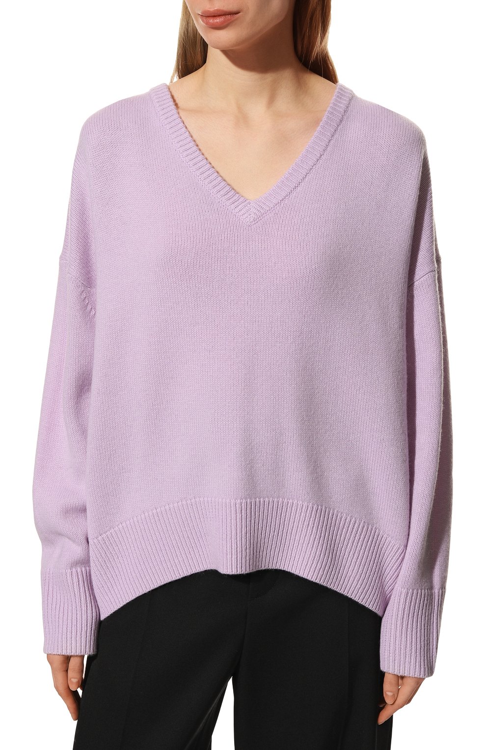 Кашемировый пуловер SEVEN LAB, арт. Jumper V 22 lavender, фото 3