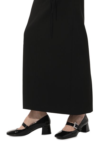 Кожаные туфли SERGIO ROSSI черного цвета по цене 99500 руб., арт. B07400/MVIV01, фото 3 Кожаные туфли SERGIO ROSSI, арт. B07400/MVIV01, фото 3