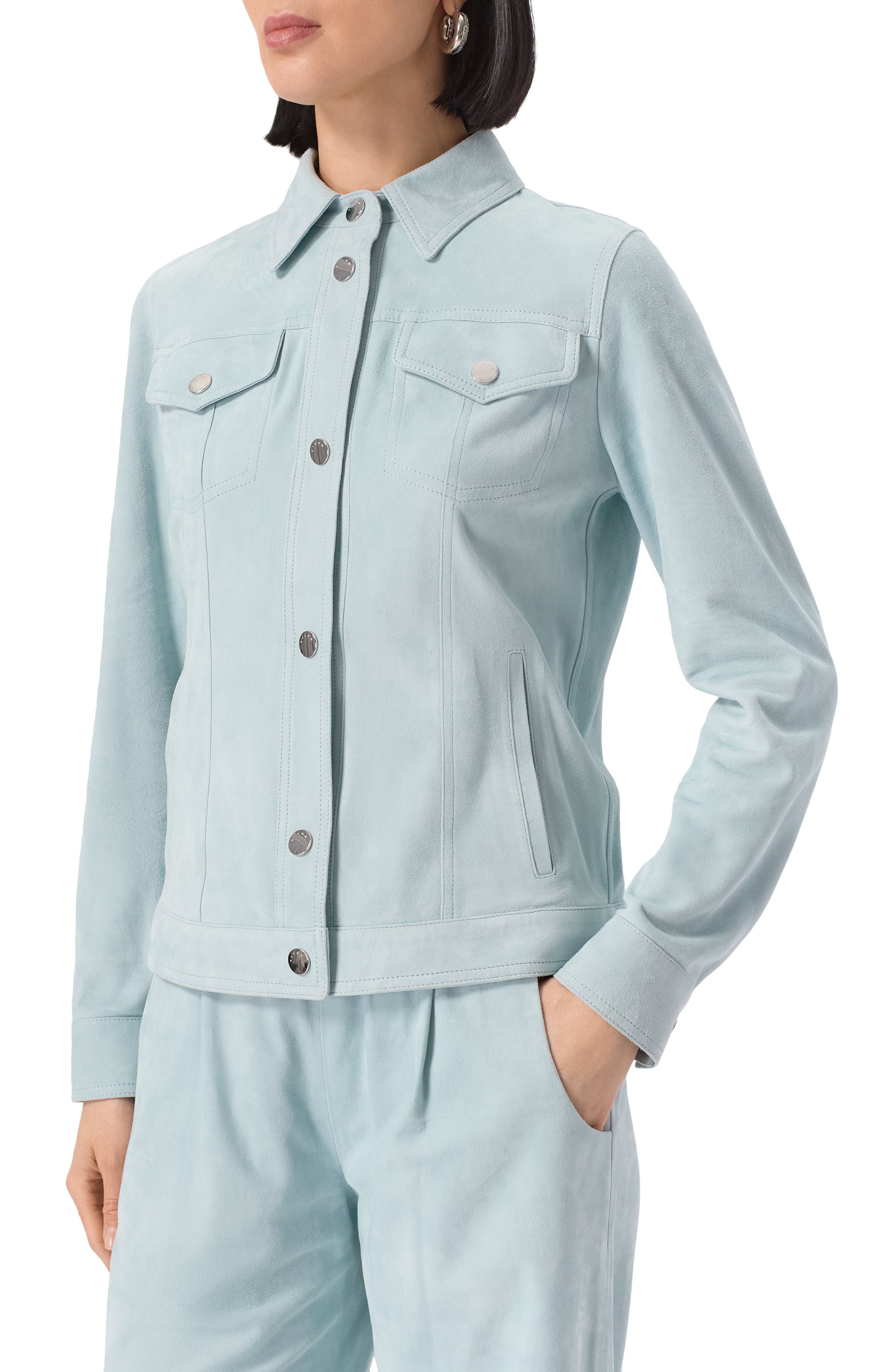 Замшевая куртка KITON, арт. D59572K0918F03, фото 3